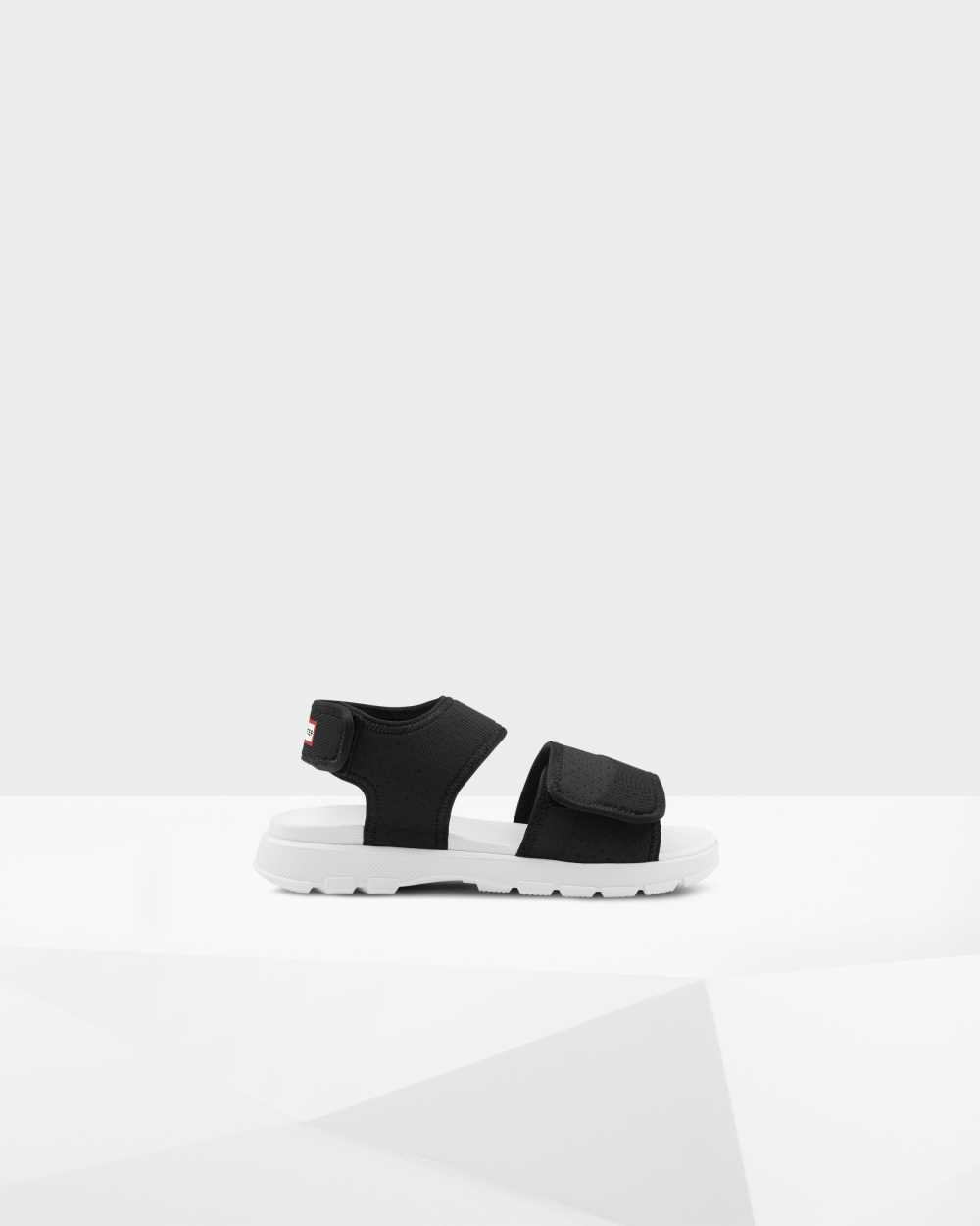 Hunter Women's Original Outdoor Walking Sandals Black,OGQE83492